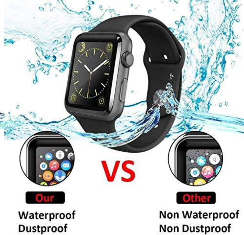 ANBOBO Apple Watch Series 7 / Série 8 Protetor de tela 45mm, assistir 7 45mm de tela de tela de vidro, cobertura completa 3D 9H Filme HD à prova d'água anti-arranhão para Apple Iwatch 45mm Series 7/8
