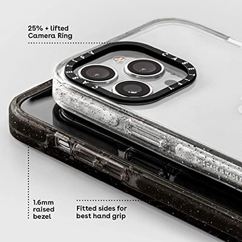 Casetify de impacto para iPhone 13 Pro Max - Black Clear