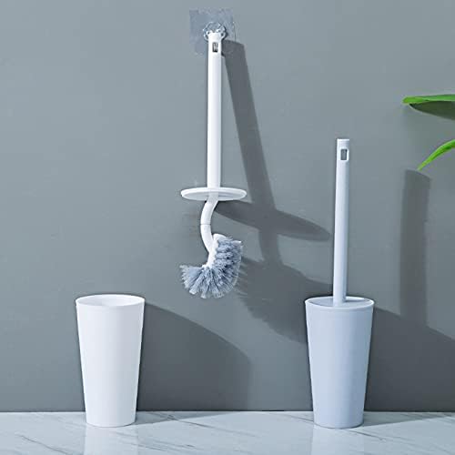 Bruscada de vaso sanitário de Newrys, escovas de vaso sanitário com conjunto de suporte, acessórios de banheiro pincel de