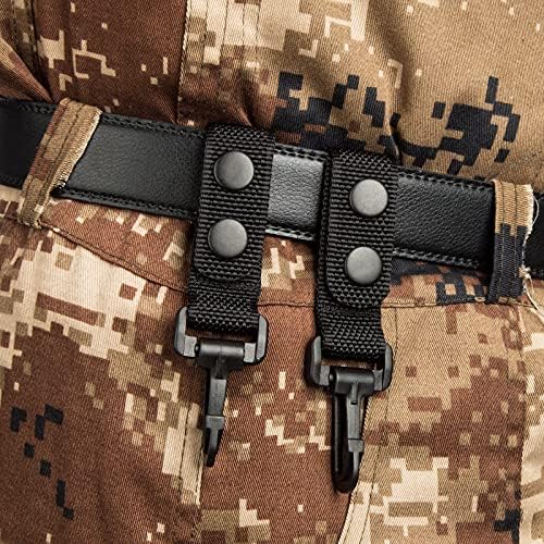 Luiton Duty Belt Guardy com porta -chaves para chaveiro de chave de nylon de nylon de 2 ° Cicha