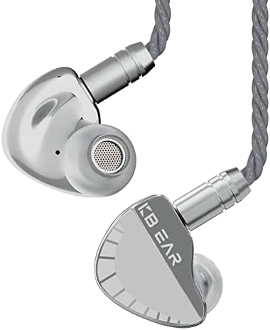 Hzsound Heart Mirror Zero Earbuds Wirds Pro Sound Isolando fones de ouvido 10mm Nano de carbono Case de liga de zinco CNC CNC, cabo destacável de 2 pinos, Secure Fit IEMs para cantor Audiophile Musician