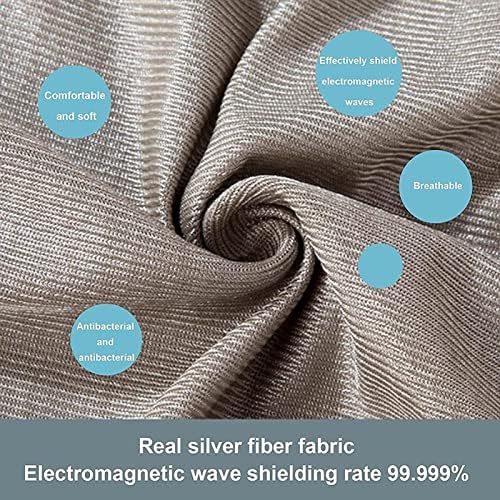 DMWMD Proteção de radiação de fibra de prata Fabric, EMF Anti-radiação Radiação Proteção de radiação Roupas de maternidade emf