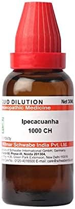 Dr. Willmar Schwabe Índia IPECACUANHA Diluição 1000 CH garrafa de 30 ml de diluição