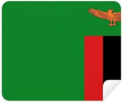 ZAMBIA NACIONAL FLAG AFRICA CUMPELA LIMPELANTE TELA DE TELA DE TELA DE TELA DE 2PCS TABOR DE CUSULA