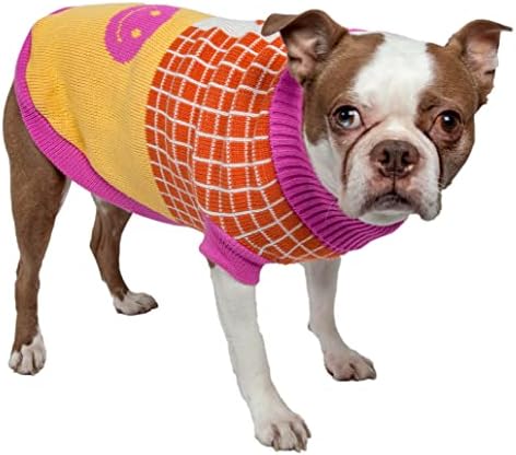Pet Life ® Adorable -Bark Sweater - suéter de cães de grife com tartaruga - Roupas de cachorro de inverno projetadas para