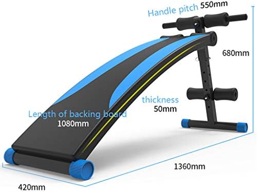 Sente-se o projeto dobrável da placa supina multifuncional de bancada pode suportar 120 kg de gancho de 7 posições de 7 posições