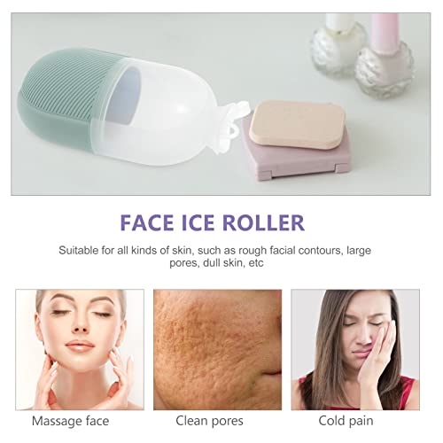 Artibetter portador de gelo facial beleza rolo facial de gelo para cuidados com a pele de rosto resfriamento de