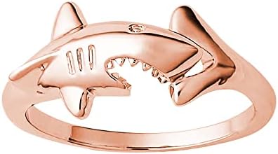 2023 Novo garoto Sterling Silver Silver Gold Bating Ping Ring Animal personalizado moda anel punk jóia filha namorada aniversario rosa
