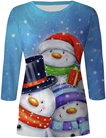 Mamãe moletons para mulheres Crewneck Camisetas de manga longa Feliz Natal para meninas Roupas de inverno relaxadas para mulheres