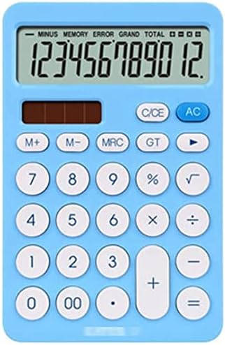 Calculadoras HXR Alunos Calculadoras Calculadora Prática Calculadora de Desktop Handheld Dual Power de 12 dígitos Calculadoras
