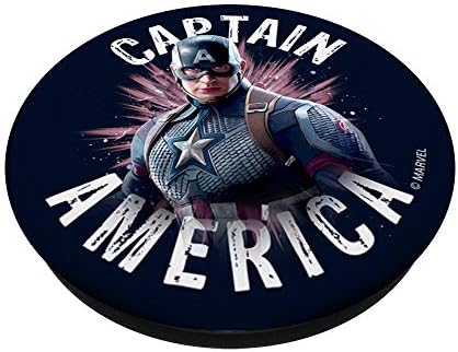 Marvel Avengers Endgame Capitão América Poster Popsockets PopGrip: Grip Swappable para telefones e tablets