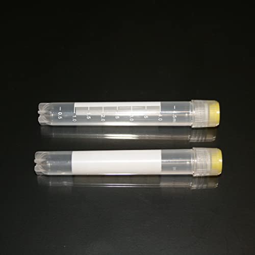5 ml de tubos crioviais/criognos, fio externo, estéril, 100/pk