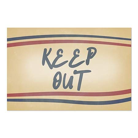 CGSignLab | Keep Aff -Netalgia Stripes Janela se apega | 36 x24