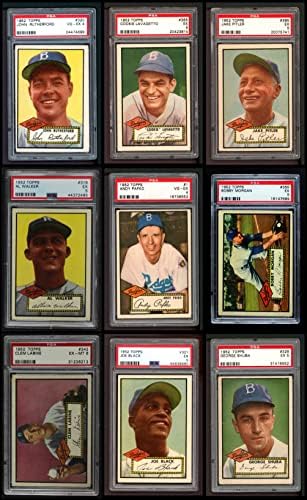 1952 Topps Brooklyn Dodgers Team Set Brooklyn Dodgers Ex+ Dodgers