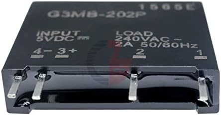 Módulo de relé de estado sólido de 5V DC G3MB-202P G3MB 202P DC-AC PCB SSR em 5V DC Out 240V AC 2A