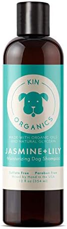 Kin+Kind Kin Organics Jasmine+Lily Organic Dog Shampoo, 12 oz