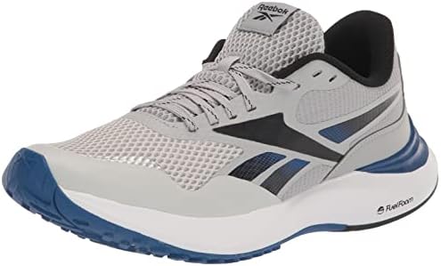 Reebok Men's Endless Road 3.0 Running Sapato, cinza puro/preto/vetor azul, 10.5