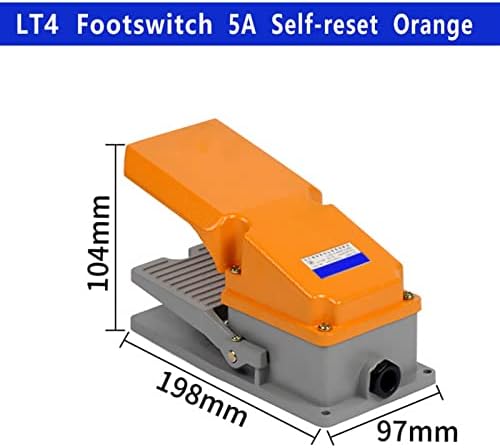 TEDDO 1PCS LT3 LT4 PEDROSWITCH CHASH CHASCO DE PEDRO-FAIXO MOMEMÁRIO SUPERIOR PEDIO DE PODERAÇÃO ELÉTRICA PEDAL