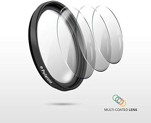 O conjunto de kits de filtro de 3 peças da Polaroid Optics 49mm [UV, CPL, densidade neutra] inclui estojo de transporte de nylon-compatível com todo o modelo de lente da câmera popular.