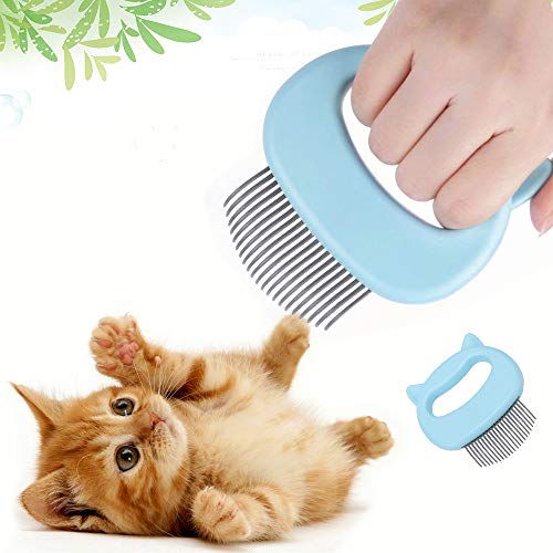 Massageador de pente de gato de gato - Removedor de pêlos de gato Cat Puppy Rabbit Massage massagem Dessediando