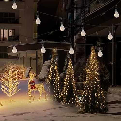 Lâmpadas solares de lâmpadas solares Pearlstar Camping de jardim à prova d'água pendurado Luzes de lâmpada de luz LED Luzes penduradas para o quintal de Natal Decorações de festas de Natal