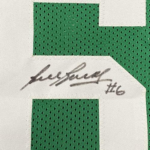 Autografado/assinado Bill Russell Boston Green Basketball Jersey Hollywood Collectibles CoA
