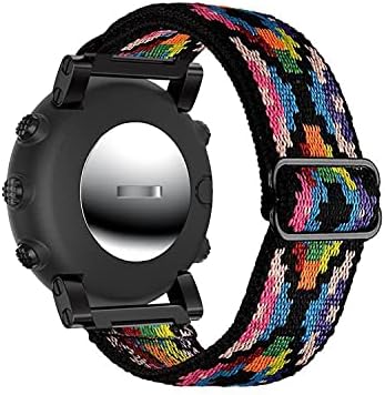 Jeehang Compatível com o SUUNTO Core Watch Watch Bandembroidery Loop Strap Ajuste para Suunto Core