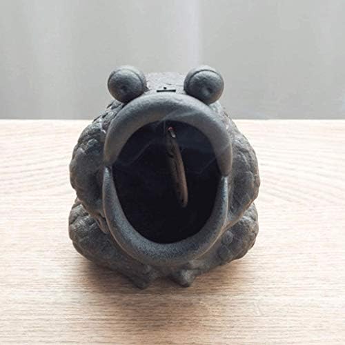 WHJYO Taoísta Cerâmica Retro Creative Frog Idyllic Air Purificação AR AROMATICE CHETAY FORNIMENTO