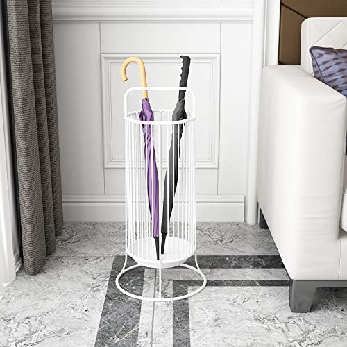 WXXGY Umbrella Stand Ferro forjado com apoios de braços estáveis ​​guarda-chuva pode conter 8-10 guarda-chuvas de longa e curta