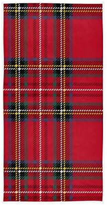 ALAZA Tartan xadrez xadrez de tecido multicolor