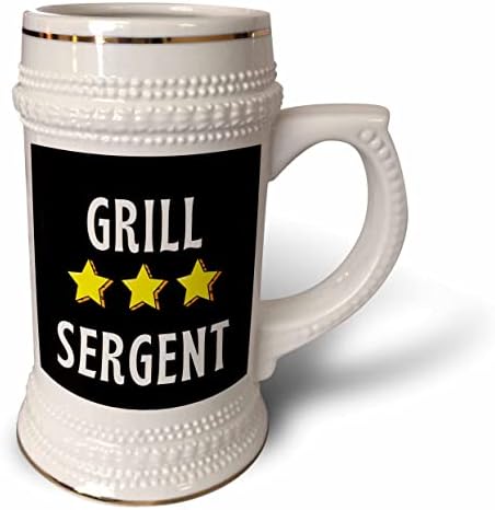 3drose Rosette - BBQ Life - Grill Sergent - 22oz de caneca