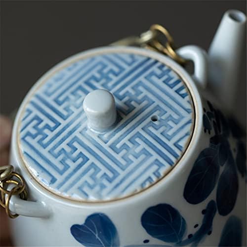 Ccbuy 190ml pintura de tinta retrô bule de chá de cerâmica conjunto de chá de bule de chá único