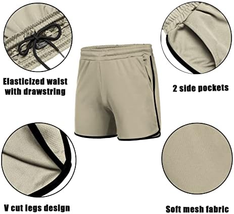 Coofandy Men's 2 pacote equipado com curtas de exercícios esportivos de panorização de treinamento de treinar calças