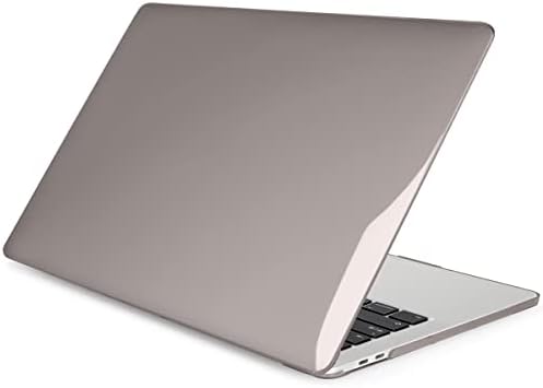 Batianda para MacBook Pro 13 2020 2019 2018 2017 Caso de , Caixa de capa de casca dura de cristal de cristal para nova barra de toque MacBook Pro 13 polegadas com tela retina, cinza