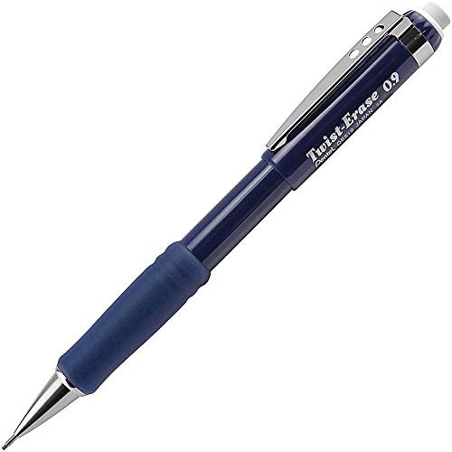 Lápis automático Pentel com borracha de torção, 0,9 mm, azul