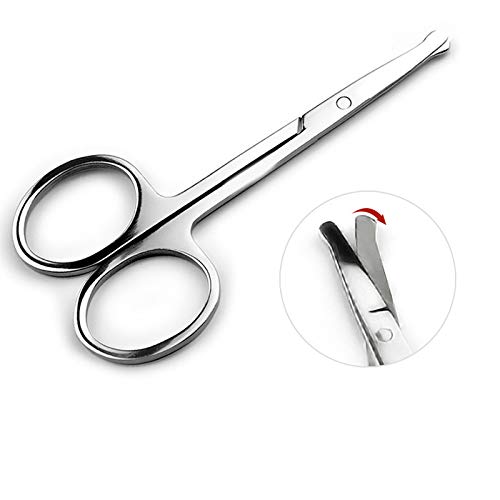 3PCS Scissors de cabelo facial Definir uma ferramenta de beleza de maquiagem de sobrancelha de aço inoxidável para tesoura