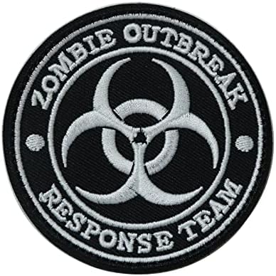 Winkitor 3 PCS Zombie Resposta Resposta Time Tactical Moral Patches