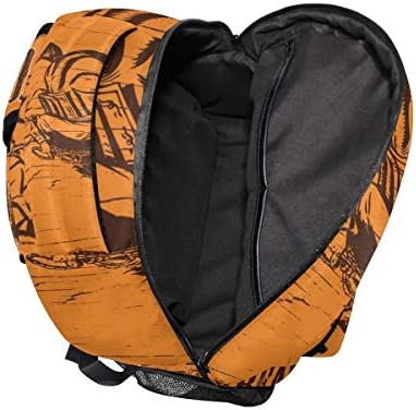 PNGLLD Backpack Laptop Daypack Rodeo Mochila de viagem para homens Menina Menina menino Escola Bolsa de bolsa de faculdades Tamanho único