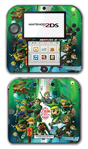 Legend of Zelda Link 25 Anniversary Special Edition Video Video Vinil Decal Skin Skin Sticker Tampa para Nintendo 2DS System Console