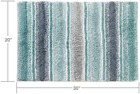 SKL Home Water Stripe Rug, 20 x 30, cerceta