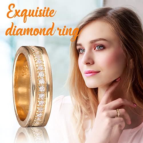 Anéis para mulheres 2023 Presentes de aniversário Stromestone anel de jóias Mulheres Silvergold Wedding Wedding Branca