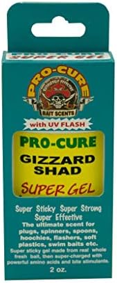 Gizzard Pro-Cure Shad Super Gel, 2 onças