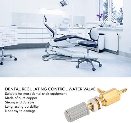 Válvula de água dentária, válvula de pé de cadeira dentária profissional para turbina de cadeira dentária para hospital