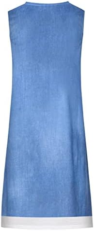 Vestidos de verão para mulheres, vestidos de tanque solto casual feminino vestido de férias de praia sem mangas vestido midi