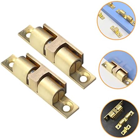 Osaladi 2pcs armário de armário de sucção de portas rolos de porta rolos de móveis rolos da porta para parafuso de parafuso