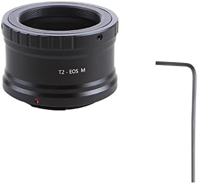 Focofoto t2 t lente de montagem para ef-m anel de adaptador de montagem para canon eos m1 m2 m3 m5 m6 m10 m50 m50 m100 m200,