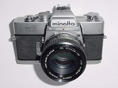 Minolta SRT-102 / SRT Super / SRT-303 SLR Body e uma lente minolta 50mm