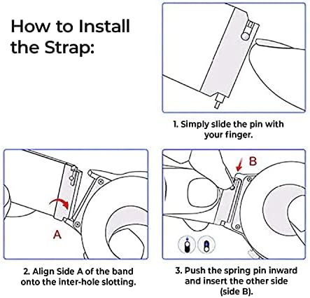 Uma banda de relógio de liberação rápida de Echelon compatível com Skagen falsster skt5113 Substituição de silicone Smart Strap com