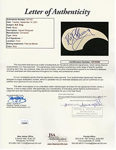 BB King assinado autógrafo C.F. Guitarra acústico de Martin - o rei do blues com James Spence JSA Carta de autenticidade