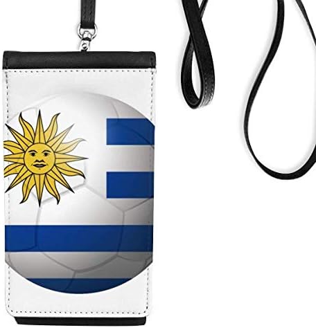 Uruguai nacional de futebol de futebol bolsa de bolsa de papel de futebol de futebol pendurado bolso preto bolso preto